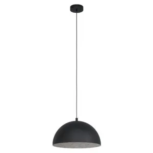 Eglo Gaetano 1 Pendant (E27) Black by Eglo, a Pendant Lighting for sale on Style Sourcebook