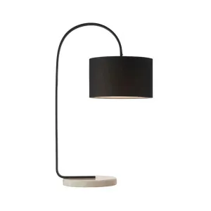 Mayfield Silas Marble Table Lamp (E27) Black by Mayfield, a Table & Bedside Lamps for sale on Style Sourcebook