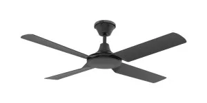 Domus Fresco 52" Coastal Indoor/Outdoor Ceiling Fan with Remote (IP66) Black by Domus, a Ceiling Fans for sale on Style Sourcebook