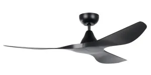 Eglo Surf 52" ABS DC Ceiling Fan Black by Eglo, a Ceiling Fans for sale on Style Sourcebook