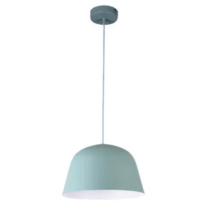 CLA Pastel Dome Pendant (E27) Green by Compact Lamps Australia, a Pendant Lighting for sale on Style Sourcebook