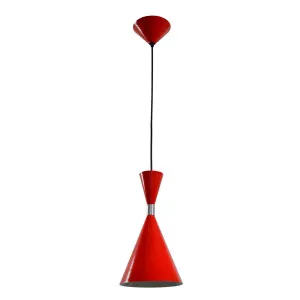 CLA Classic Cone Pendant (E27) Red by Compact Lamps Australia, a Pendant Lighting for sale on Style Sourcebook