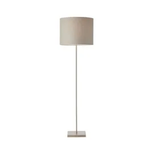 Mayfield Felix Floor Lamp (E27) Chrome & Grey by Mayfield, a Floor Lamps for sale on Style Sourcebook