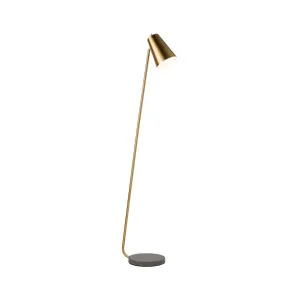 Mayfield Arlen Floor Lamp (E27) Satin Brass by Mayfield, a Floor Lamps for sale on Style Sourcebook