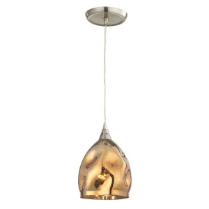 CLA Ordito Dimple Ellipse Pendant (E27) Gold by Compact Lamps Australia, a Pendant Lighting for sale on Style Sourcebook