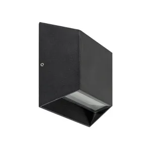 Solar Lighting Direct LED Solar Wall Light IP65 Black by Solar Lighting Direct, a Wall Lighting for sale on Style Sourcebook