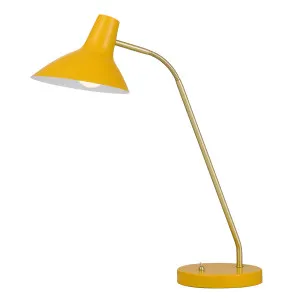 Telbix Farbon Table Lamp (E27) Yellow by Telbix, a Table & Bedside Lamps for sale on Style Sourcebook