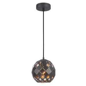 CLA Tuile Small Pendant (E27) Black by Compact Lamps Australia, a Pendant Lighting for sale on Style Sourcebook