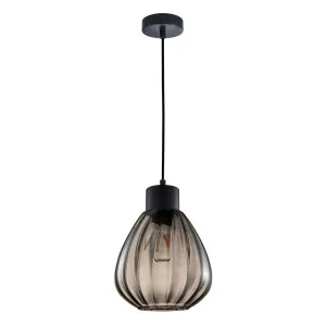 Smoke CLA Tulip Wine Glass Pendant (E27) 1 Light by Compact Lamps Australia, a Pendant Lighting for sale on Style Sourcebook