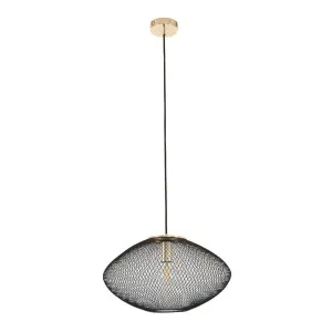 CLA Golpe Small Steel Pendant Light (E27) Black by Compact Lamps Australia, a Pendant Lighting for sale on Style Sourcebook