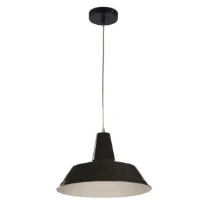 CLA Divo Angled Dome Pendant (E27) Black by Compact Lamps Australia, a Pendant Lighting for sale on Style Sourcebook