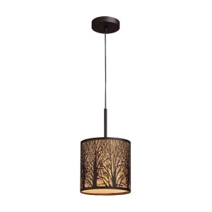 Aged Bronze and Amber CLA Autumn Pendant (E27) Small by Compact Lamps Australia, a Pendant Lighting for sale on Style Sourcebook