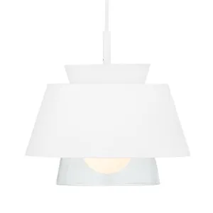 Fawkner Mercator Modern Pendant Light (E27) White by Mercator, a Pendant Lighting for sale on Style Sourcebook