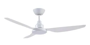 Ventair Glacier 52" DC Indoor/Outdoor Ceiling Fan with 20W LED CCT Light Remote White by Ventair, a Ceiling Fans for sale on Style Sourcebook