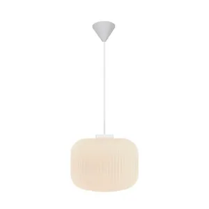 Nordlux Milford 30 Opal Glass Pendant White by Nordlux, a Pendant Lighting for sale on Style Sourcebook