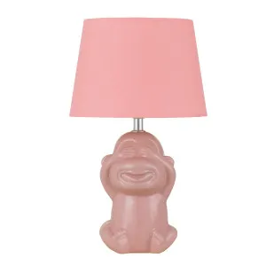 Telbix Misaru Ceramic Table Lamp (E27) Pink by Telbix, a Table & Bedside Lamps for sale on Style Sourcebook