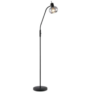 Telbix Marbell 1 Light Floor Lamp (E27) Black by Telbix, a Floor Lamps for sale on Style Sourcebook