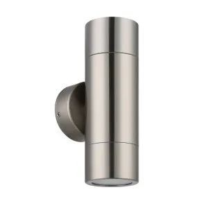 Eglo Fremantle 2 Light Tri-Colour LED Up/Down Wall Light IP65 316 Stainless Steel by Eglo, a Outdoor Lighting for sale on Style Sourcebook