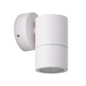 Eglo Fremantle 1 Light Tri-Colour LED Wall Light IP65 White by Eglo, a Outdoor Lighting for sale on Style Sourcebook