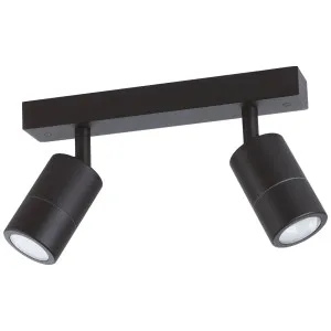 Eglo Fremantle 2 Light Tri-Colour LED Bar Light IP55 Black by Eglo, a LED Lighting for sale on Style Sourcebook