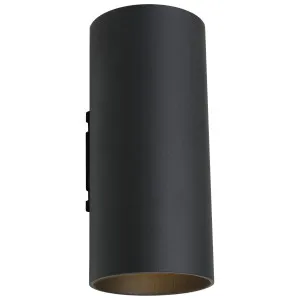 Cougar Tura Small Up/Down LED Exterior Wall Light Black by Cougar, a Outdoor Lighting for sale on Style Sourcebook