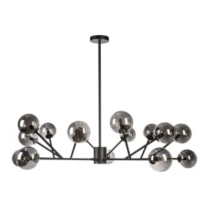 Fiorentino Holland 15 Light Glass Pendant (G9) Black by Fiorentino, a Pendant Lighting for sale on Style Sourcebook