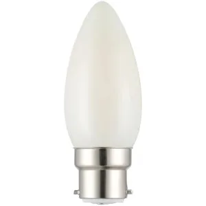 Eglo 4W B22 Dimmable LED Candle Frosted Globe Cool White by Eglo, a LED Lighting for sale on Style Sourcebook