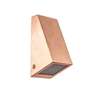 CLA Wedge Exterior Wall Light IP44 (GU10) Copper by Compact Lamps Australia, a Outdoor Lighting for sale on Style Sourcebook