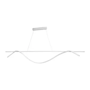 White Vencha Swirl Modern LED Pendant Light Large - Daylight by Vencha, a Pendant Lighting for sale on Style Sourcebook