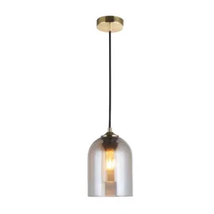 Vencha Marco Glass Pendant (E27) Gold by Vencha, a Pendant Lighting for sale on Style Sourcebook