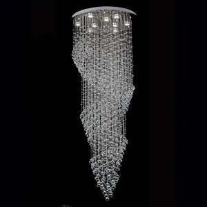 Illuminati LED Chrome Crystal Pendant Lights Tornado 80 by Illuminati, a LED Lighting for sale on Style Sourcebook