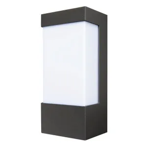 Eave Aluminium Rectangle Exterior Wall Light IP44 Opened Face by Brilliant, a Outdoor Lighting for sale on Style Sourcebook