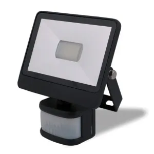 Black Atom IP44 Exterior Slim Floodlight With Sensor 30W by Atom Lighting, a Outdoor Lighting for sale on Style Sourcebook