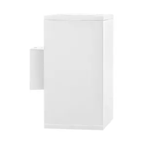 Porter CCT Tri Colour 30W LED Square Wall Pillar Light White by Havit, a Outdoor Lighting for sale on Style Sourcebook