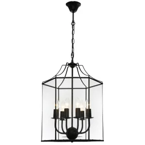 Cougar Lighting Arcadia Pendant Light Black 6 Light by Cougar, a Pendant Lighting for sale on Style Sourcebook