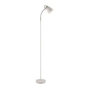 Telbix Nova Industrial Style Adjustable Floor Lamp (E27) White by Telbix, a Floor Lamps for sale on Style Sourcebook