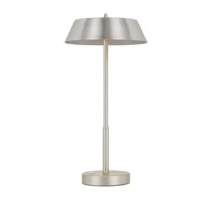 Telbix Allure 7W LED Touch Dimmable Table Lamp Nickel and Silver by Telbix, a LED Lighting for sale on Style Sourcebook