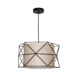 Cougar Fawn & Black Barkley Pendant Light 1 Light by Cougar, a Pendant Lighting for sale on Style Sourcebook