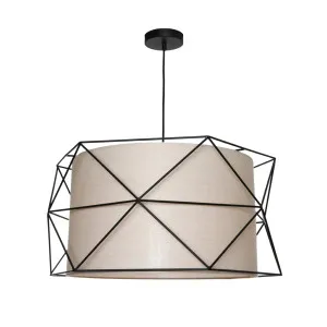 Cougar Fawn & Black Barkley Pendant Light 3 Light by Cougar, a Pendant Lighting for sale on Style Sourcebook