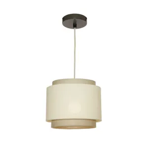 Cougar Bern Beige 1 Light Pendant Small by Cougar, a Pendant Lighting for sale on Style Sourcebook