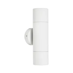 Cougar Stockholm White Up/Down Pillar Wall Light GU10 IP65 2 Light by Cougar, a Spotlights for sale on Style Sourcebook