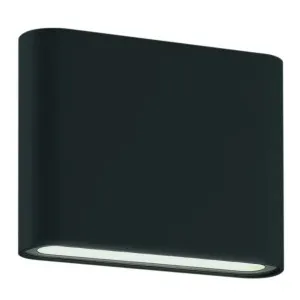 Black Martec Integra LED CCT Exterior Up/Down Wall Light IP54 6W by Martec, a LED Lighting for sale on Style Sourcebook