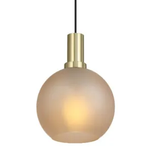 Telbix Patino Small Glass Pendant (E27) Amber by Telbix, a Pendant Lighting for sale on Style Sourcebook