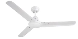 Revelair Roma 48" 3 Blade Ceiling Fan Without Light White by Revelair, a Ceiling Fans for sale on Style Sourcebook