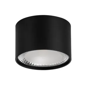 Nella 12W CCT Tri Colour LED Round Surface Mounted Downlight IP54 Black by Havit, a LED Lighting for sale on Style Sourcebook