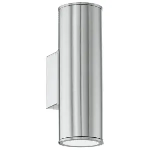 Up/Down IP44 Eglo Riga GU10 LED Pillar Light Stainless Steel by Eglo, a Outdoor Lighting for sale on Style Sourcebook