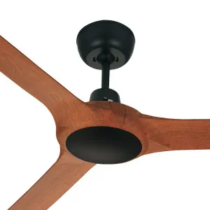 Spyda 3 Blade 56" Indoor/Outdoor Designer Ceiling Fan Teak by Ventair, a Ceiling Fans for sale on Style Sourcebook