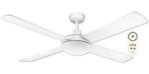 Martec Lifestyle DC 52" Ceiling Fan With 24W Dimmable CCT LED Light And Remote White by Martec, a Ceiling Fans for sale on Style Sourcebook