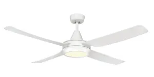 Brilliant Cruze 52" Ezy-Fit Blade Ceiling Fan With 18W Dimmable CCT LED Light White by Brilliant, a Ceiling Fans for sale on Style Sourcebook