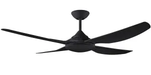 Ingram Deka 52" 1300mm Indoor/Outdoor Ceiling Fan Black by Deka, a Ceiling Fans for sale on Style Sourcebook